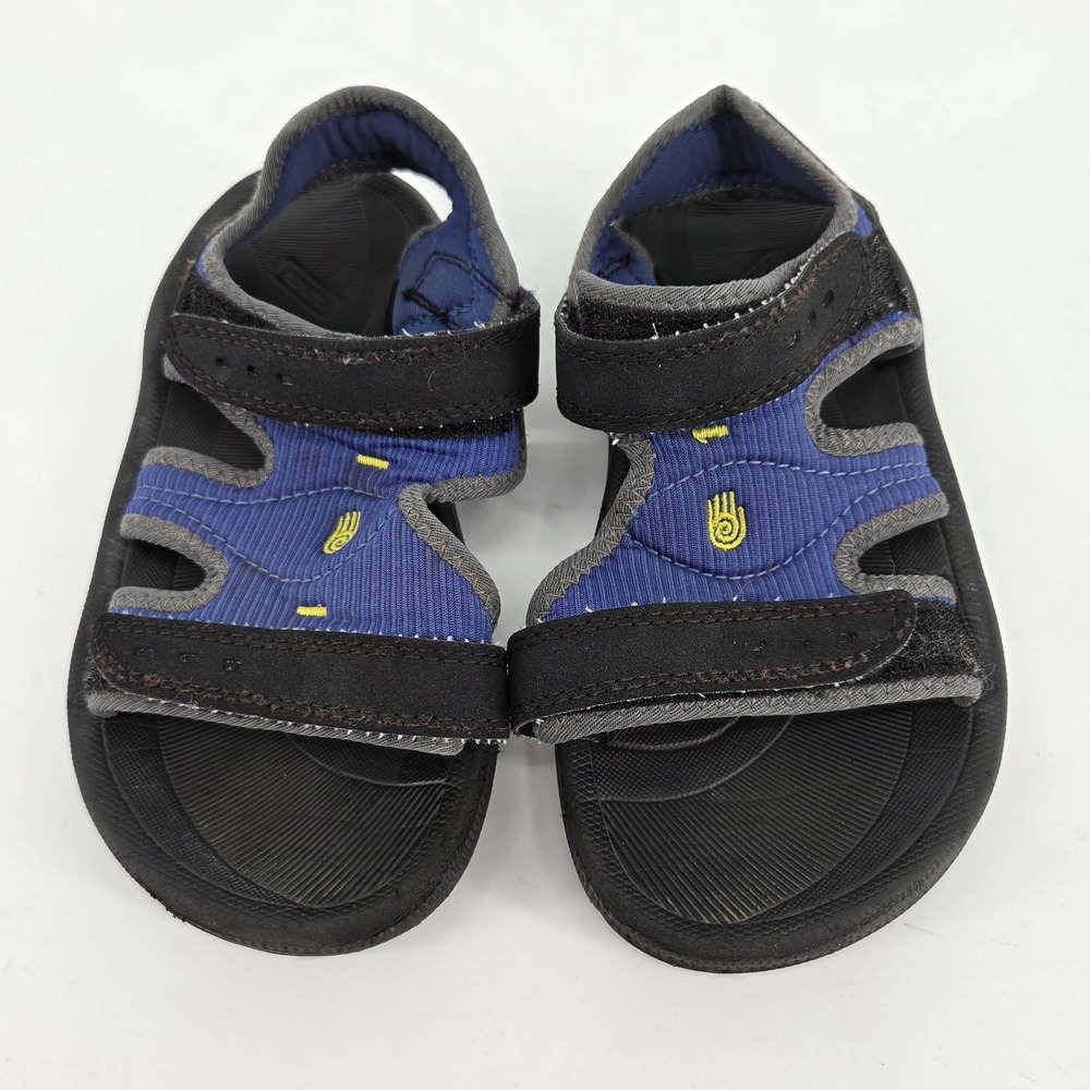 Teva Toddler Kids Sandals Blue Black Adjustable Strap Open Toe Lightweight